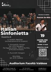 Italian sinfonietta - direttore & solista patrick de ritis